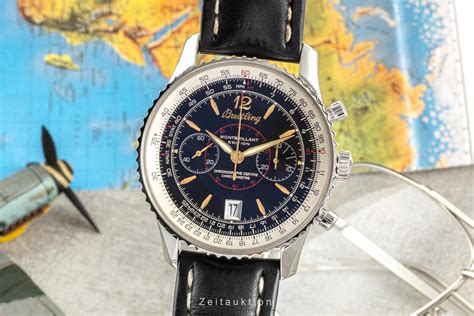 breitling montbrillant chronograph steel manual winding men's watch|Breitling Montbrillant .